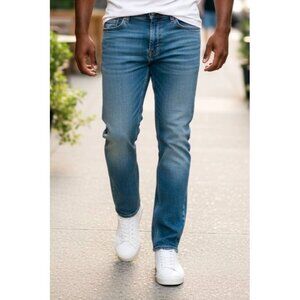 Hollister Jeans Men's Epic Flex Classic Straight W 33" L 32" Medium Wash